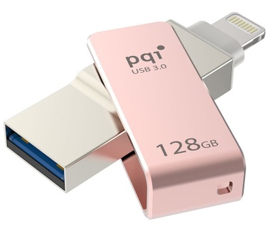 PQI iConnect Mini 128GB Rosé Goud