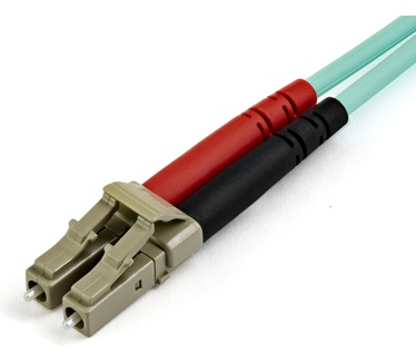 Startech.com 15 m OM3 LC naar LC Multimode Duplex optische glasvezel netwerkkabel Blauw