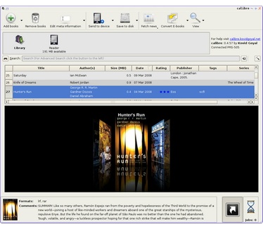 Calibre screenshot (481 pix)