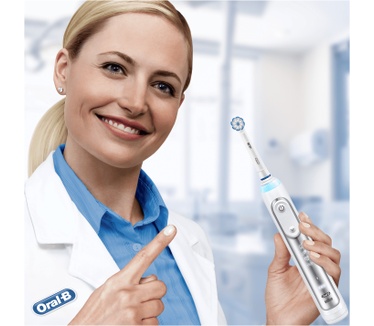 Oral-B Genius 8000 Elektrische Tandenborstel Zilver Powered By Braun