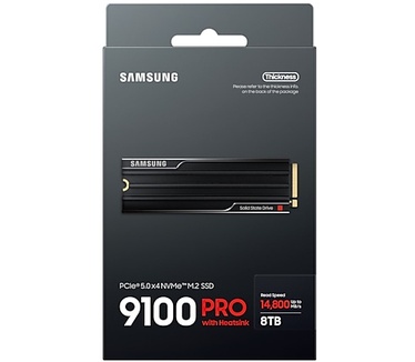 Samsung 9100 Pro, met heatsink 8TB