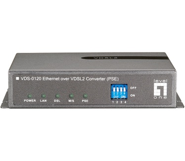 LevelOne Ethernet over VDSL2 Converter, 1 PoE Output