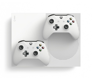 Microsoft Xbox One S 1TB +2 wireless controllers Wit