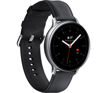 Samsung Galaxy Watch Active2 RVS (44mm) Zilver (Zwart)