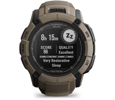 Garmin Instinct 2X Solar Tactical Edition Zwart (Brons)