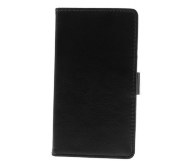 Kees Lederlook Portemonnee Hoesje Nokia Lumia 930 - Zwart
