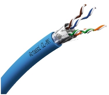 APC 1000m Cat6A F/FTP Blauw