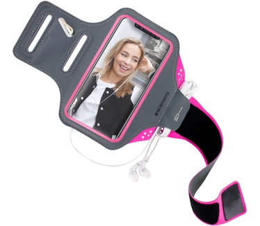 Mobiparts Comfort Fit Sport Armband Apple iPhone X, iPhone XS Neon Pink