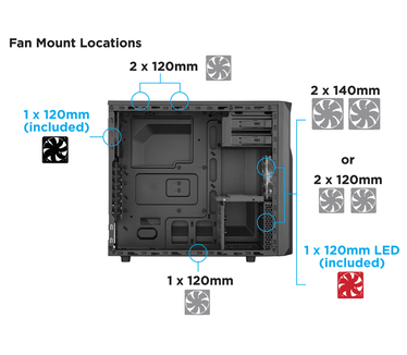 Corsair Carbide SPEC-02 Red Led