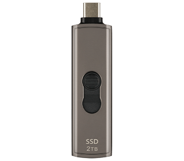 Transcend ESD330C 512GB Bruin, Grijs