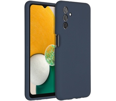 Accezz Liquid Silicone Backcover Samsung Galaxy A13 (5G) / A04s - Donkerblauw