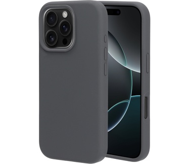 Mobiparts Silicone Cover Apple iPhone 16 Pro Urban Grey