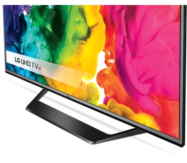 LG 55UH625V (buitenlands model) Zilver, Zwart