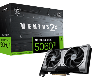 MSI GeForce RTX 5060 Ti 16G VENTUS 2X PLUS