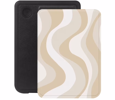 Selencia Vivid Bookcase voor Kobo Clara Colour / Clara BW, Desert Waves Beige