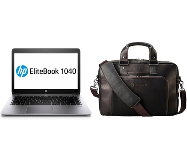 HP EliteBook Folio 1040 G2 N6Q10EA + Colombian Leather Case (T9H72AA)