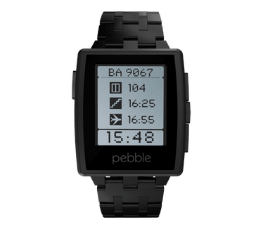 Pebble Steel Zwart