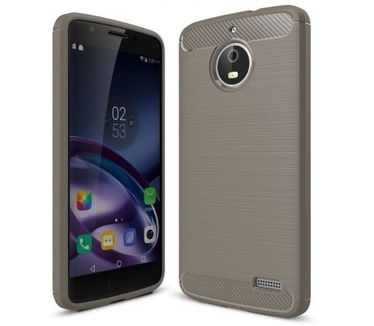 qMust Motorola Moto E4 Rugged TPU Hoesje Grijs
