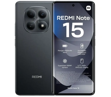 Redmi Note 15 4G, 8GB ram, 256GB opslag Zwart