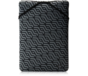HP 14" Neoprene Reversible Sleeve Grijs, Zwart