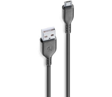 Cellular Line Micro-USB - USB A 1m M/M Zwart