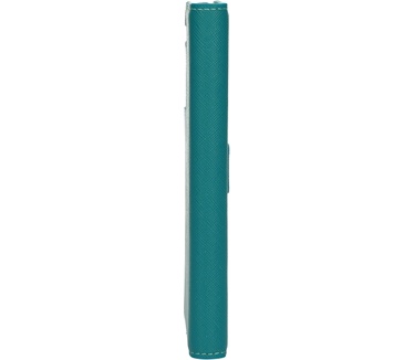 Mobiparts Saffiano Wallet Case Samsung Galaxy S21 Turquoise