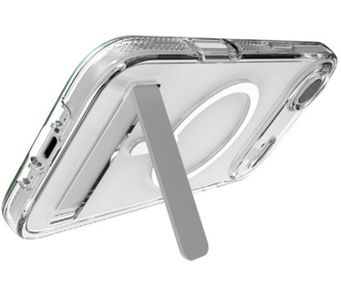 Zagg Crystal Palace Snap Kickstand (Button Cover) (iPhone 17) Transparant