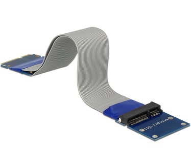 Delock 65837 Extension Mini PCI Express / mSATA male > slot riser card with flexible cable 13 cm