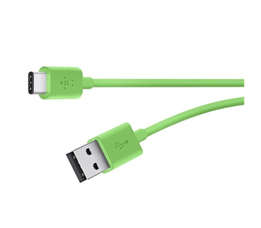 Belkin Mixit USB 2.0 USB-A/USB-C kabel - 180cm Groen