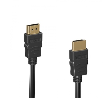 Allteq HDMI Kabel - Gold Plated - High Speed - 10.2 Gbps - Full HD 1080p - 3D Zwart