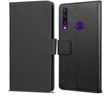 qMust Huawei Y6p Wallet Hoesje Zwart