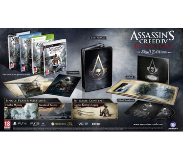 Assassin's Creed IV: Black Flag Skull Edition, PlayStation 3