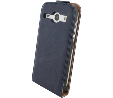 Mobiparts Mobiparts Vintage Flip Case Samsung Galaxy Core Navy Blue