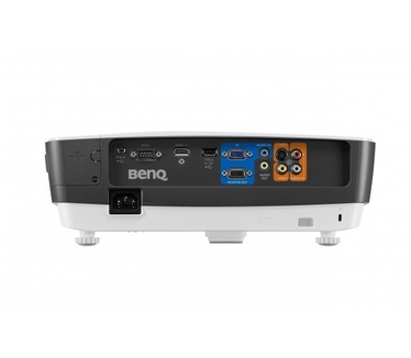 BenQ MW705. Projector helderheid: 4000 ANSI lumens, Projectietechnologie: DLP, Projector native resolution: WXGA (1280x800). Levensduur lamp: 3000 uur, Vermogen lamp: 240 W, Serviceleeftijd van de lamp (economische mode): 7500 uur. Brandpuntbereik: 2