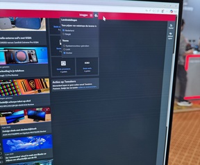 Lijnen op vroeg sample rgb-woledpaneel