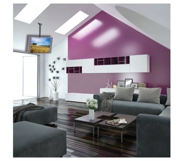 Techly Telescopic Universal Ceiling Support for 2 TV LED LCD 32-55" ICA-CPLB 944D