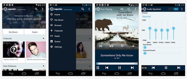 Napster voor Android