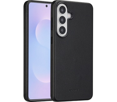 Accezz MagSafe Leather Backcover Samsung Galaxy S26 Plus - Onyx Black