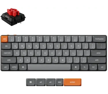 Keychron K9 Max QMK K9M-H1 WLRed RGB HS
