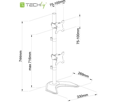 Techly ICA-LCD 2520V