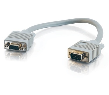 CablesToGo 10m Monitor HD15 M/F cable