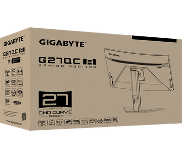 Gigabyte G27QC A Zwart