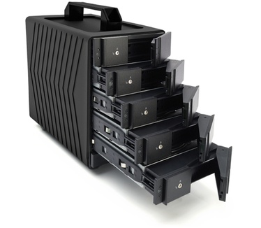 Oyen Digital Fortis 5C 5-Bay USB-C Drive Array + SoftRAID, 50TB 50TB Zwart