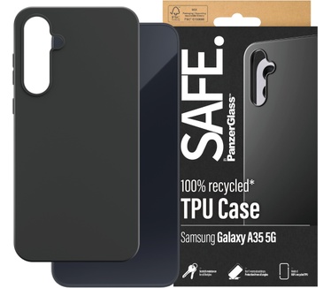 PanzerGlass SAFE. by Case Samsung New A34 5G Black (Samsung - Galaxy A35 5G) Transparant