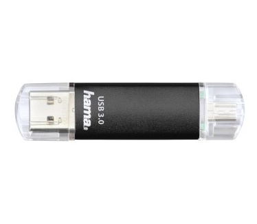 Hama Laeta Twin 128GB Zwart