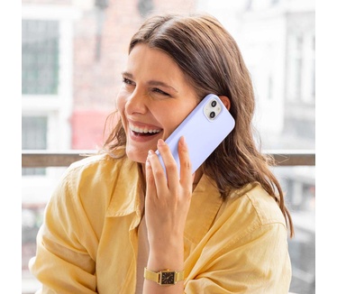 Accezz Liquid Silicone Backcover met MagSafe iPhone 14 - Paars