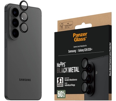 PanzerGlass PanzerGlass® Hoops® Camera Lens Protector Black Samsung Galaxy S26 | S26+