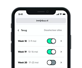InMijnBus reclamefolders