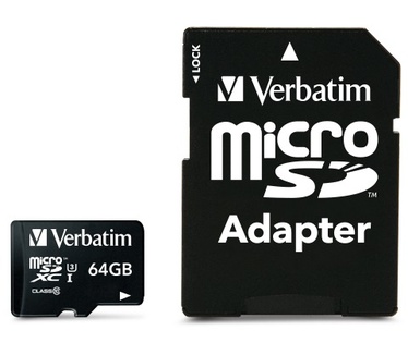Verbatim 64GB Pro U3 microSDXC