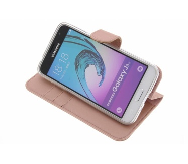 Accezz Wallet Softcase Bookcase Samsung Galaxy J3 / J3 (2016) (Galaxy J3 (2016), Galaxy J3) Rosé Goud